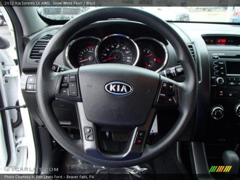 Snow White Pearl / Black 2012 Kia Sorento LX AWD