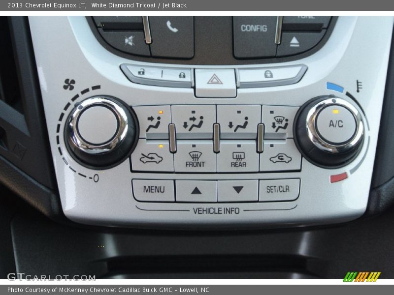White Diamond Tricoat / Jet Black 2013 Chevrolet Equinox LT