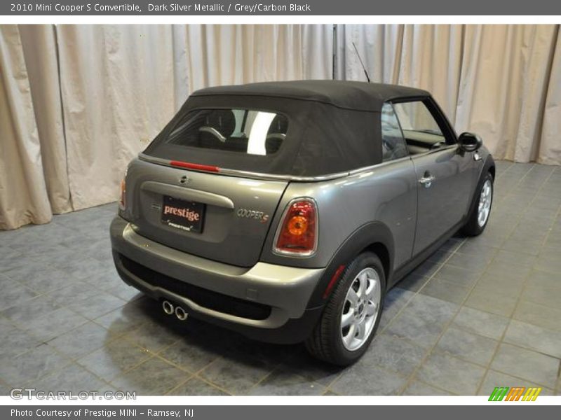Dark Silver Metallic / Grey/Carbon Black 2010 Mini Cooper S Convertible