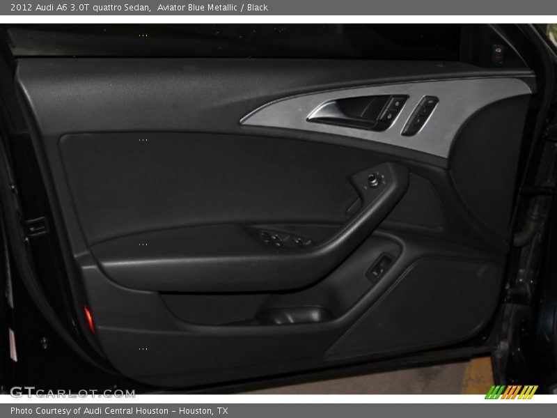 Aviator Blue Metallic / Black 2012 Audi A6 3.0T quattro Sedan