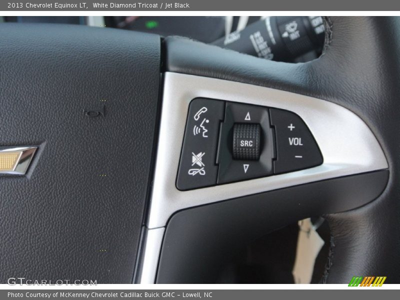 White Diamond Tricoat / Jet Black 2013 Chevrolet Equinox LT