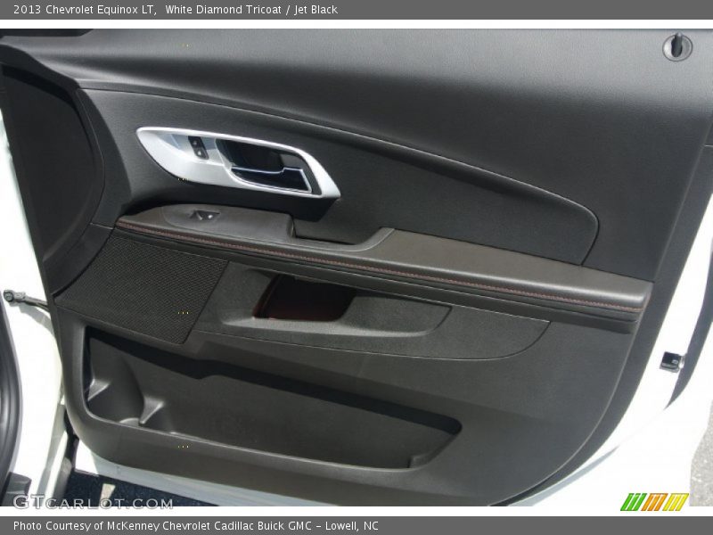 White Diamond Tricoat / Jet Black 2013 Chevrolet Equinox LT