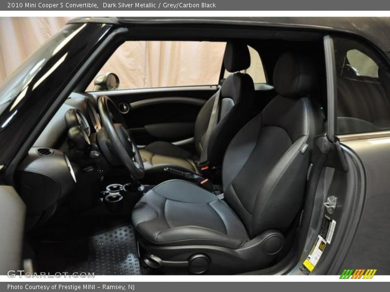 Dark Silver Metallic / Grey/Carbon Black 2010 Mini Cooper S Convertible