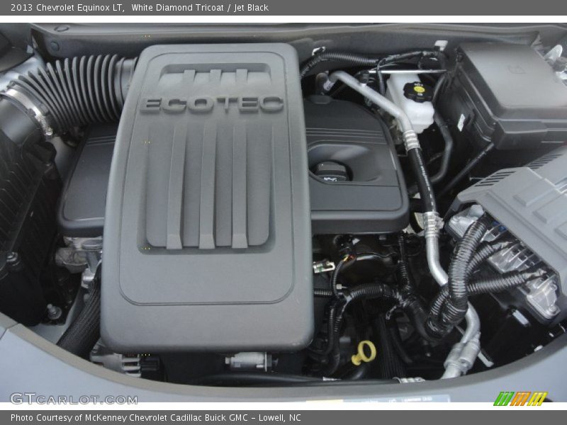 White Diamond Tricoat / Jet Black 2013 Chevrolet Equinox LT