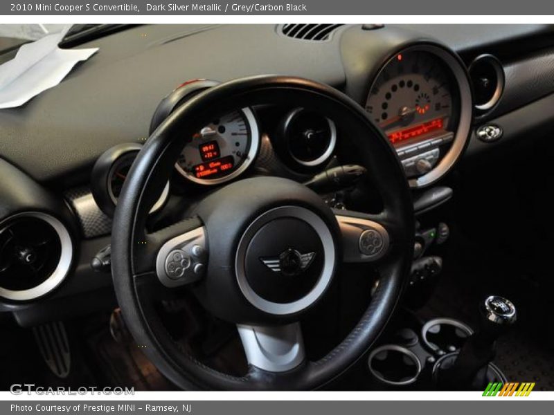 Dark Silver Metallic / Grey/Carbon Black 2010 Mini Cooper S Convertible