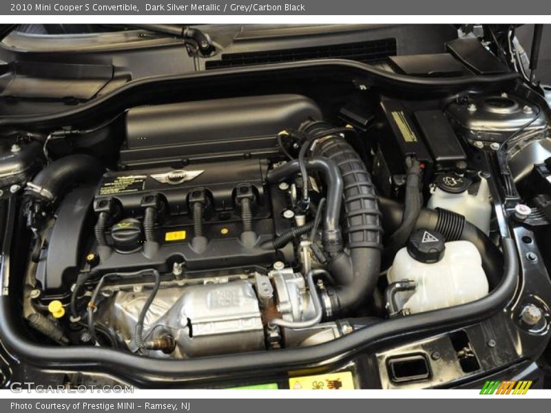 Dark Silver Metallic / Grey/Carbon Black 2010 Mini Cooper S Convertible