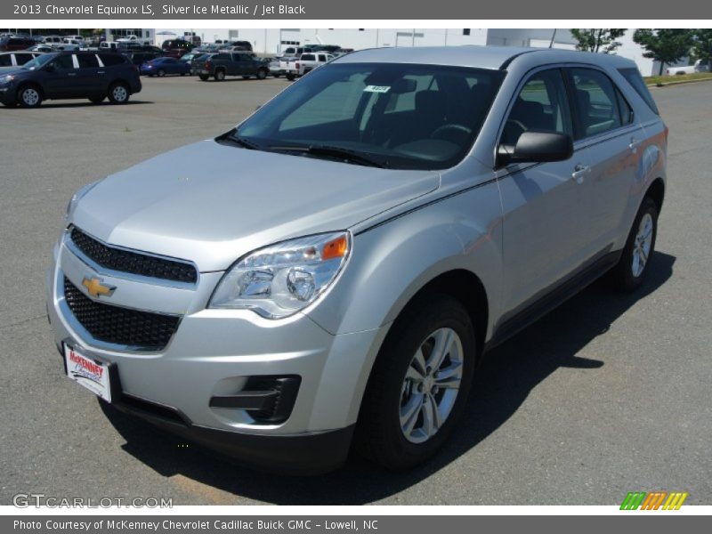 Silver Ice Metallic / Jet Black 2013 Chevrolet Equinox LS