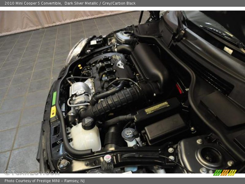 Dark Silver Metallic / Grey/Carbon Black 2010 Mini Cooper S Convertible