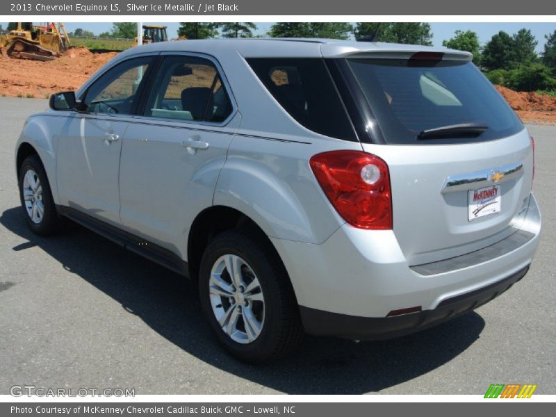 Silver Ice Metallic / Jet Black 2013 Chevrolet Equinox LS