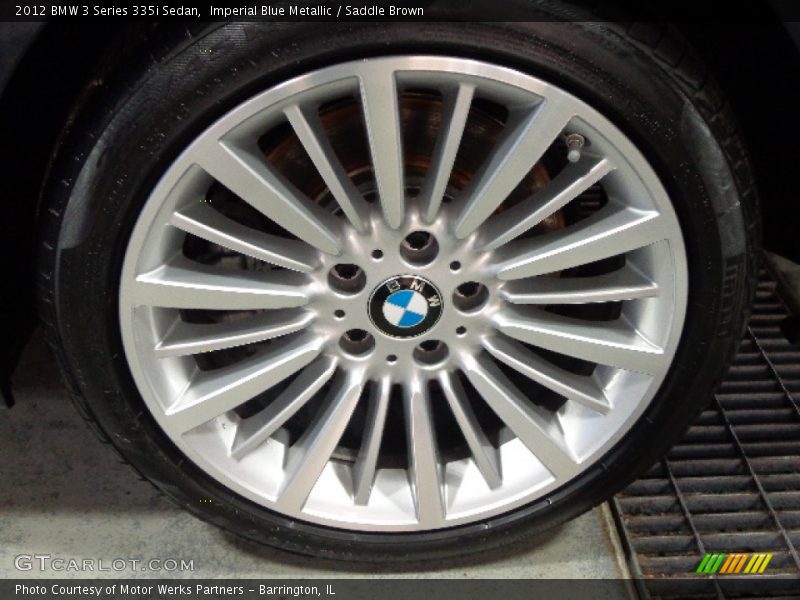 Imperial Blue Metallic / Saddle Brown 2012 BMW 3 Series 335i Sedan