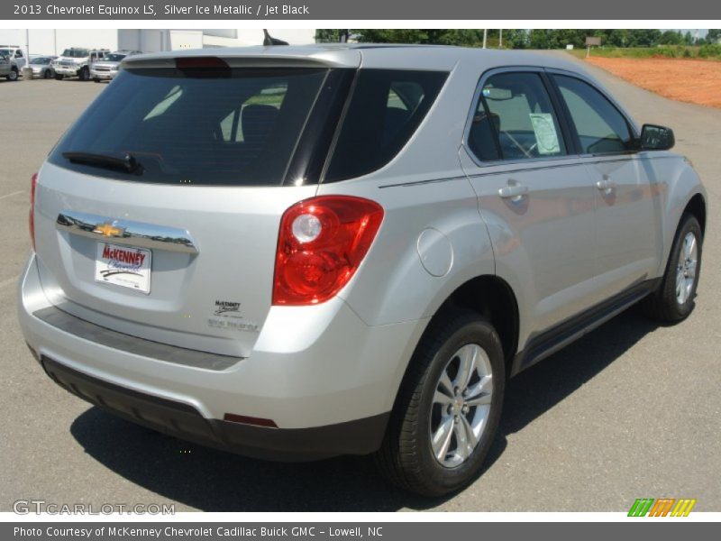 Silver Ice Metallic / Jet Black 2013 Chevrolet Equinox LS