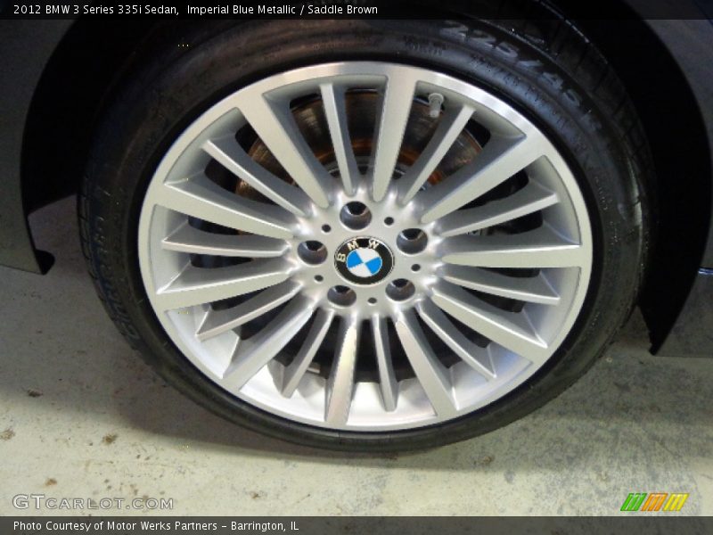 Imperial Blue Metallic / Saddle Brown 2012 BMW 3 Series 335i Sedan