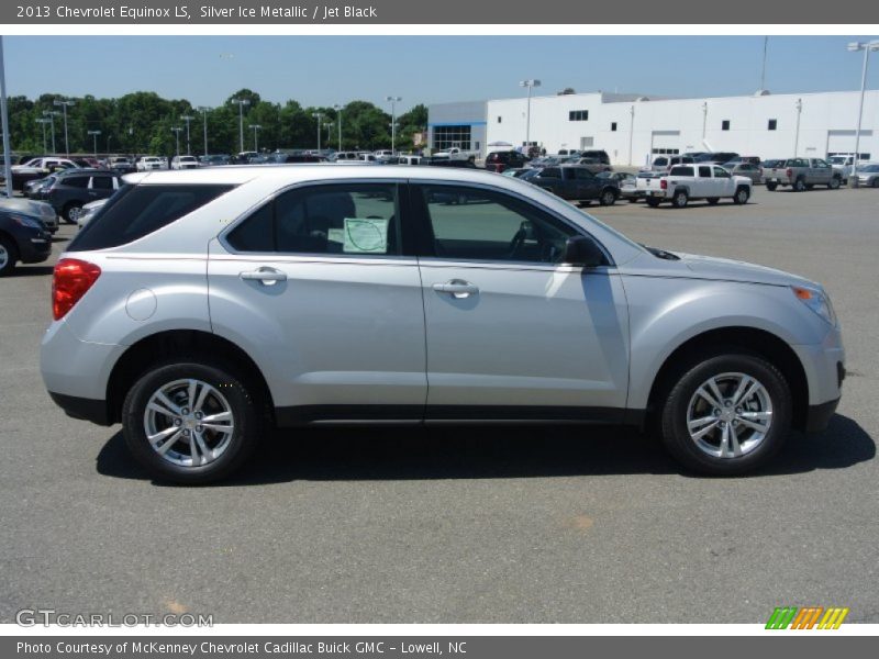 Silver Ice Metallic / Jet Black 2013 Chevrolet Equinox LS