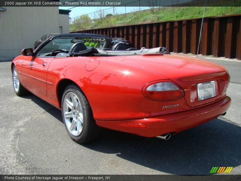 Phoenix Red Metallic / Charcoal 2000 Jaguar XK XK8 Convertible