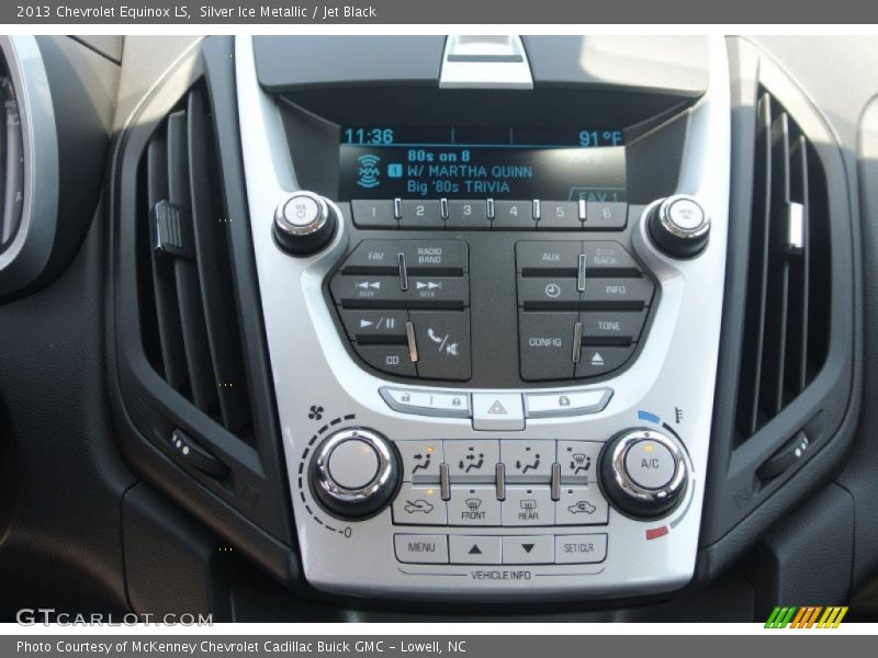 Silver Ice Metallic / Jet Black 2013 Chevrolet Equinox LS