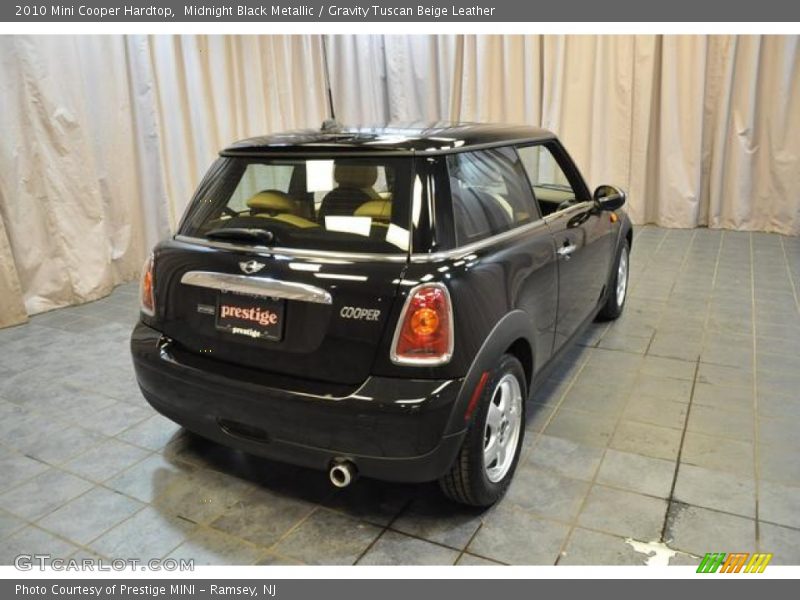 Midnight Black Metallic / Gravity Tuscan Beige Leather 2010 Mini Cooper Hardtop