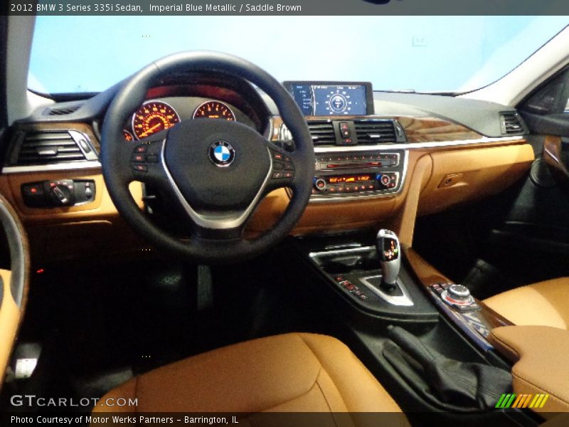 Imperial Blue Metallic / Saddle Brown 2012 BMW 3 Series 335i Sedan