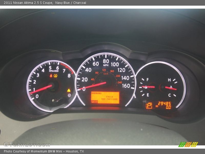 Navy Blue / Charcoal 2011 Nissan Altima 2.5 S Coupe