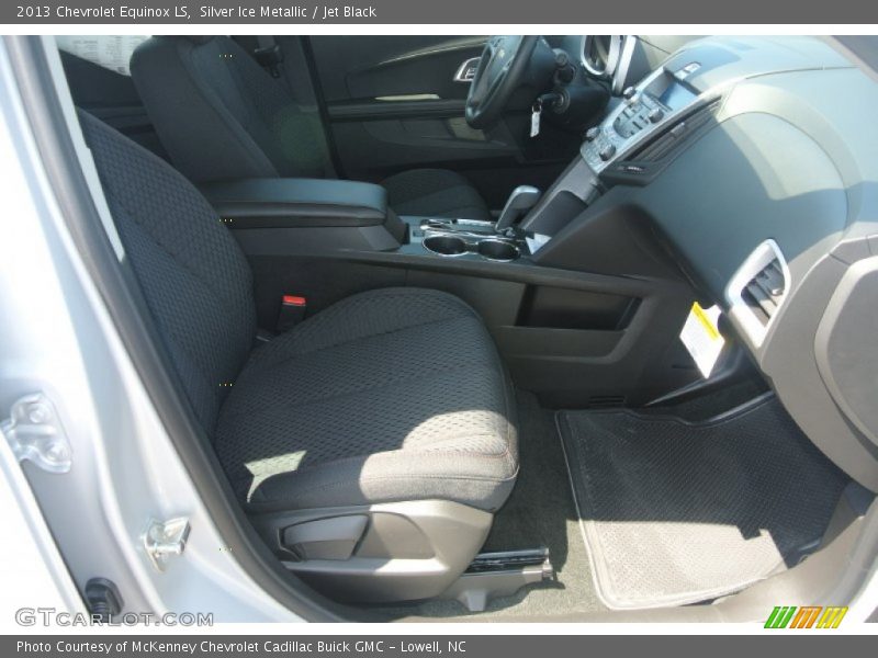 Silver Ice Metallic / Jet Black 2013 Chevrolet Equinox LS