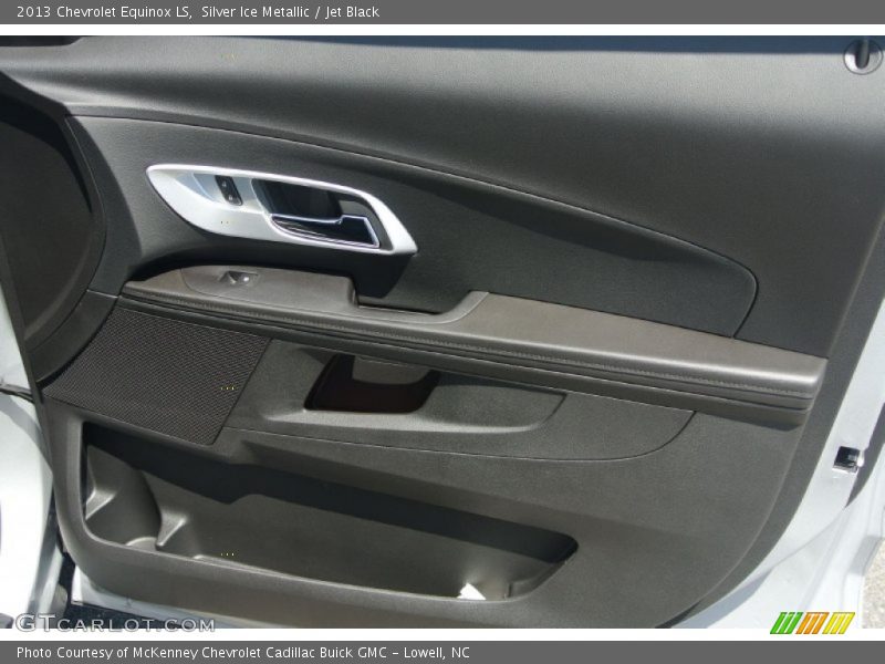 Silver Ice Metallic / Jet Black 2013 Chevrolet Equinox LS