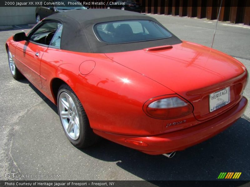 Phoenix Red Metallic / Charcoal 2000 Jaguar XK XK8 Convertible