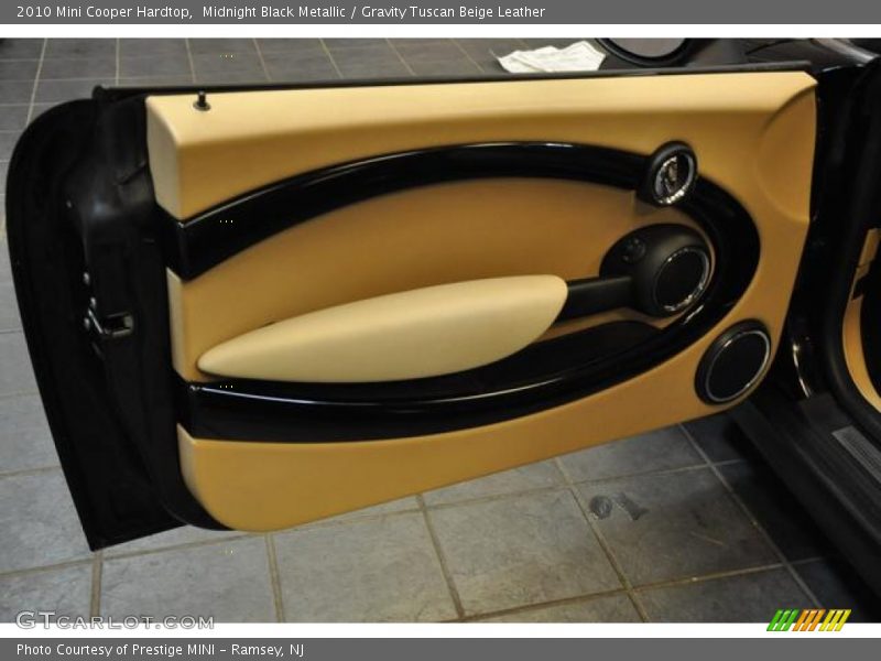 Midnight Black Metallic / Gravity Tuscan Beige Leather 2010 Mini Cooper Hardtop