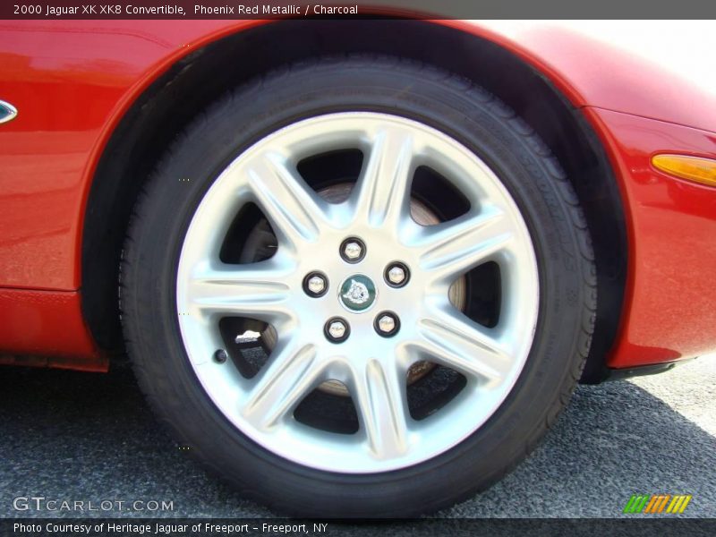 Phoenix Red Metallic / Charcoal 2000 Jaguar XK XK8 Convertible