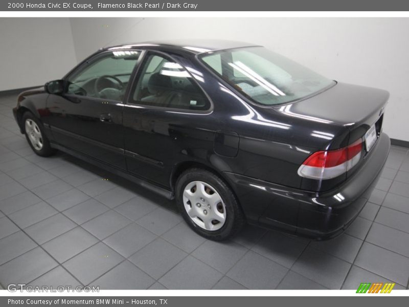 Flamenco Black Pearl / Dark Gray 2000 Honda Civic EX Coupe