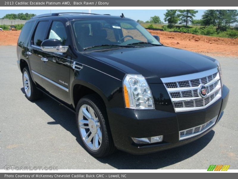 Black Raven / Ebony 2013 Cadillac Escalade Platinum AWD