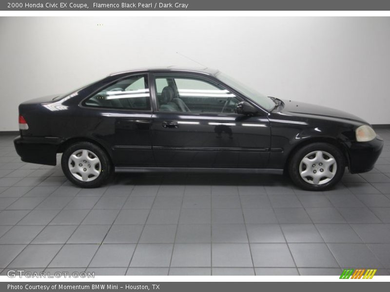 Flamenco Black Pearl / Dark Gray 2000 Honda Civic EX Coupe