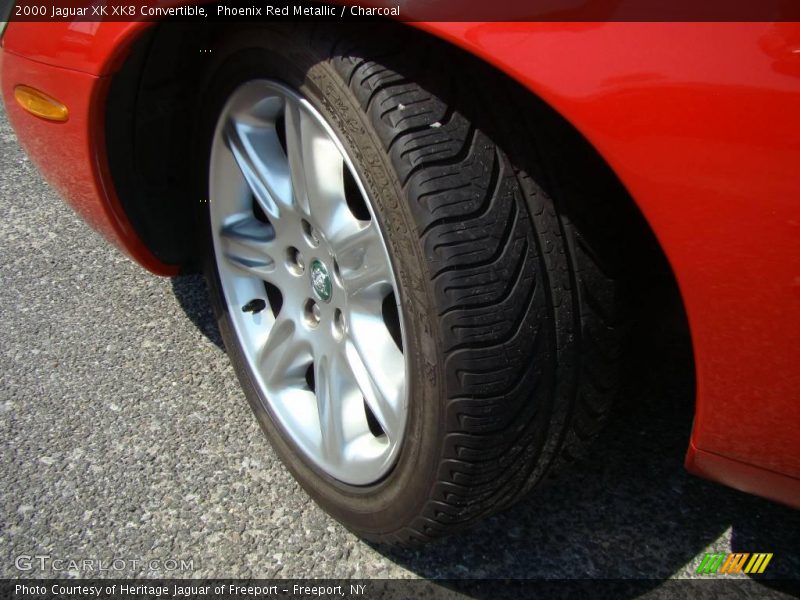 Phoenix Red Metallic / Charcoal 2000 Jaguar XK XK8 Convertible