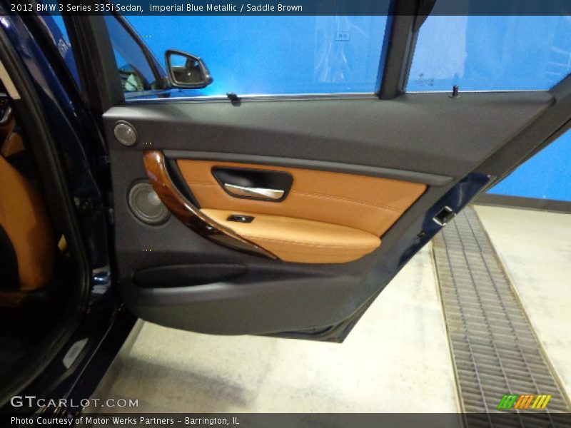 Imperial Blue Metallic / Saddle Brown 2012 BMW 3 Series 335i Sedan