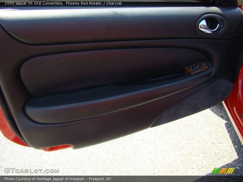 Phoenix Red Metallic / Charcoal 2000 Jaguar XK XK8 Convertible