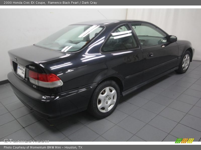 Flamenco Black Pearl / Dark Gray 2000 Honda Civic EX Coupe