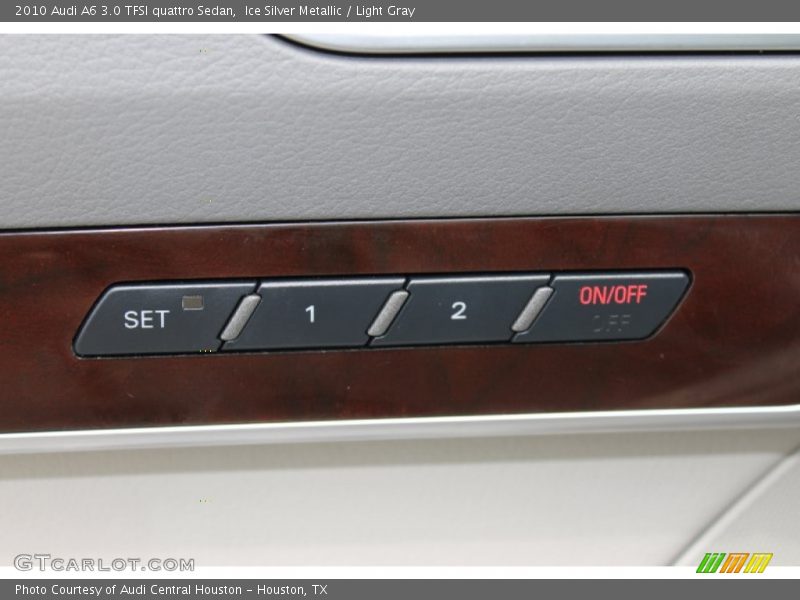 Ice Silver Metallic / Light Gray 2010 Audi A6 3.0 TFSI quattro Sedan