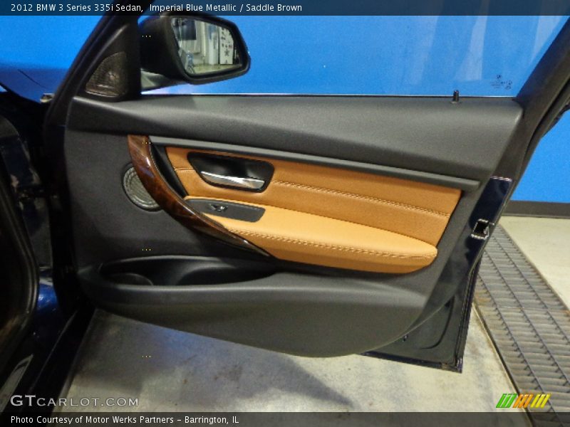 Imperial Blue Metallic / Saddle Brown 2012 BMW 3 Series 335i Sedan