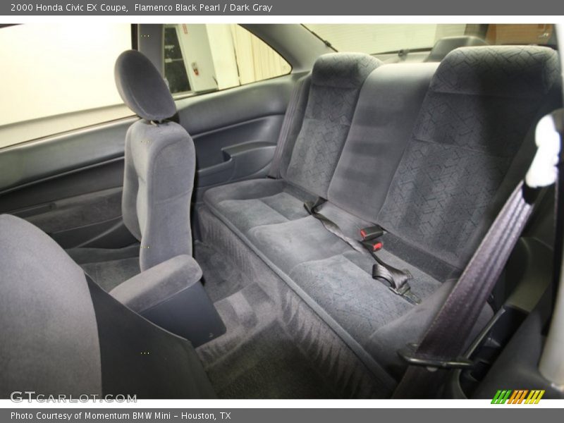 Flamenco Black Pearl / Dark Gray 2000 Honda Civic EX Coupe