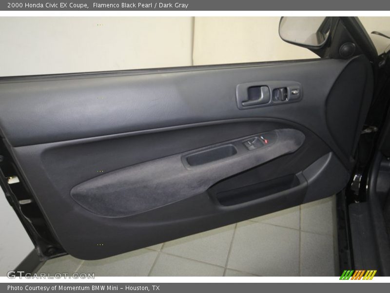 Flamenco Black Pearl / Dark Gray 2000 Honda Civic EX Coupe