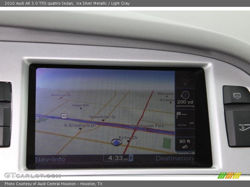 Ice Silver Metallic / Light Gray 2010 Audi A6 3.0 TFSI quattro Sedan