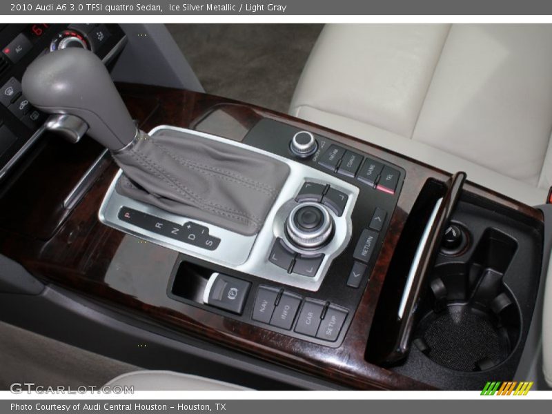 Ice Silver Metallic / Light Gray 2010 Audi A6 3.0 TFSI quattro Sedan