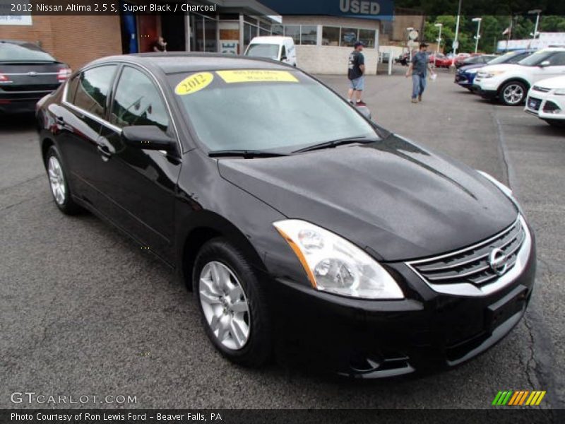 Super Black / Charcoal 2012 Nissan Altima 2.5 S