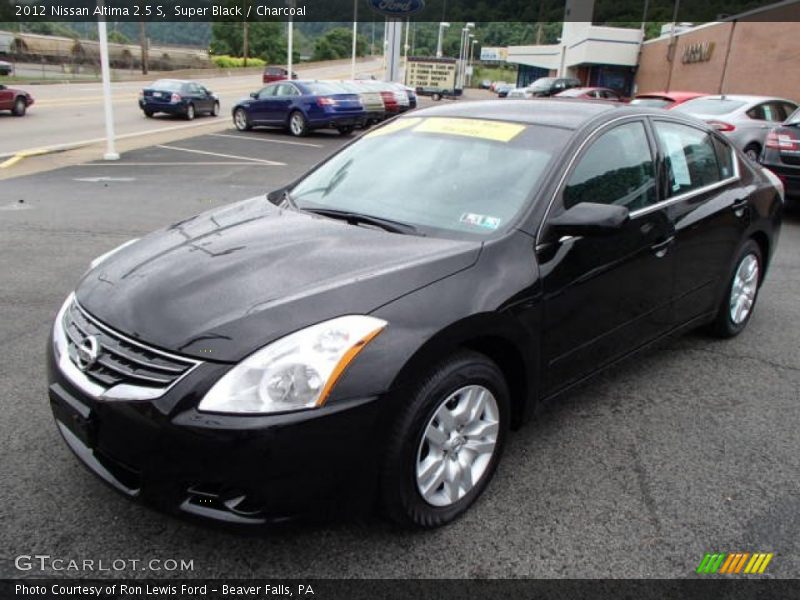 Super Black / Charcoal 2012 Nissan Altima 2.5 S