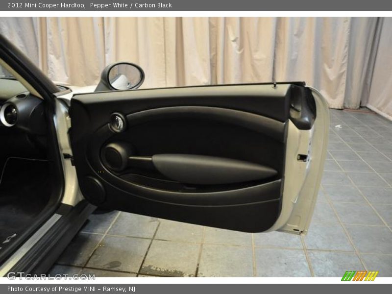 Pepper White / Carbon Black 2012 Mini Cooper Hardtop