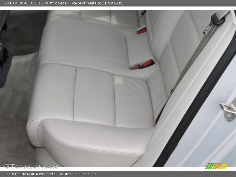 Ice Silver Metallic / Light Gray 2010 Audi A6 3.0 TFSI quattro Sedan