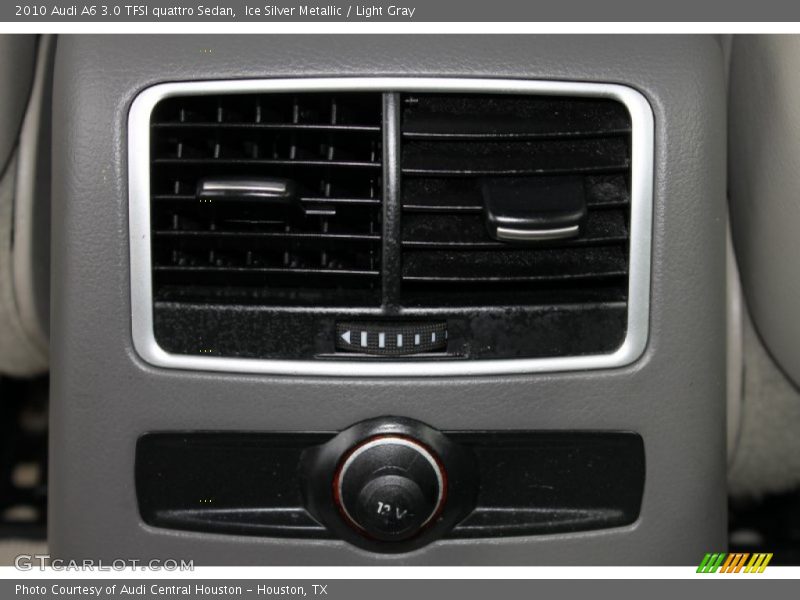 Ice Silver Metallic / Light Gray 2010 Audi A6 3.0 TFSI quattro Sedan