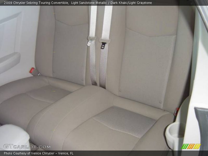 Light Sandstone Metallic / Dark Khaki/Light Graystone 2009 Chrysler Sebring Touring Convertible