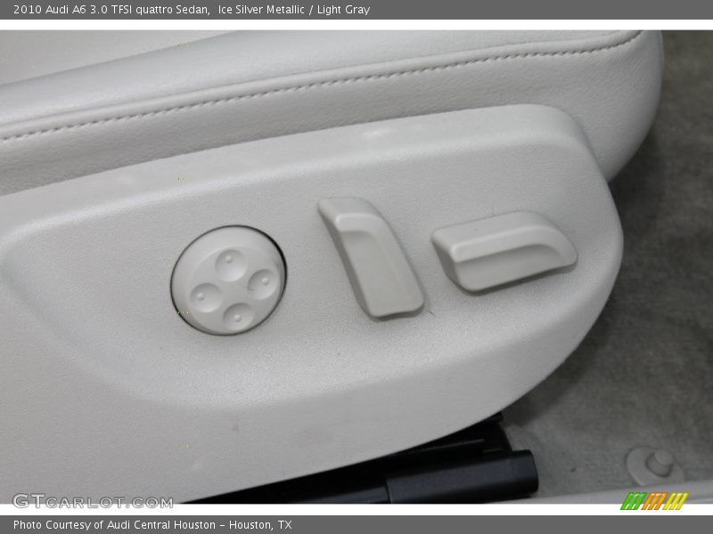 Ice Silver Metallic / Light Gray 2010 Audi A6 3.0 TFSI quattro Sedan