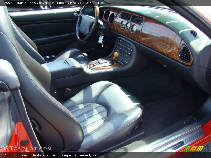 Phoenix Red Metallic / Charcoal 2000 Jaguar XK XK8 Convertible