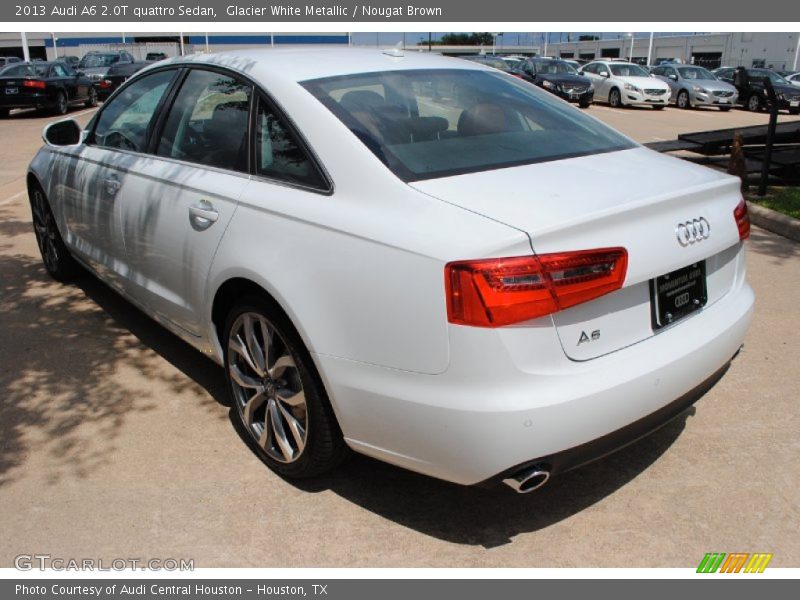 Glacier White Metallic / Nougat Brown 2013 Audi A6 2.0T quattro Sedan