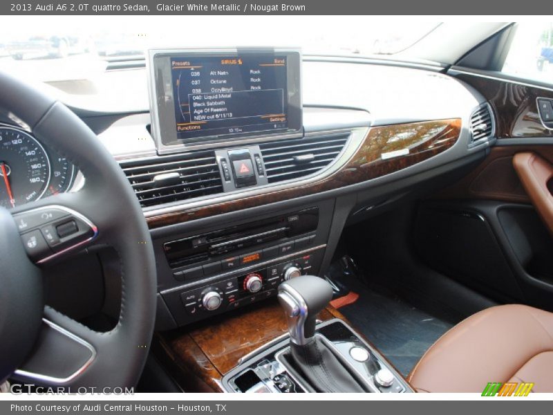 Glacier White Metallic / Nougat Brown 2013 Audi A6 2.0T quattro Sedan